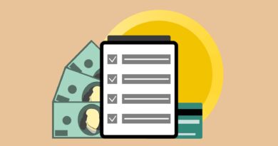 tablet with check mark near credit card and money